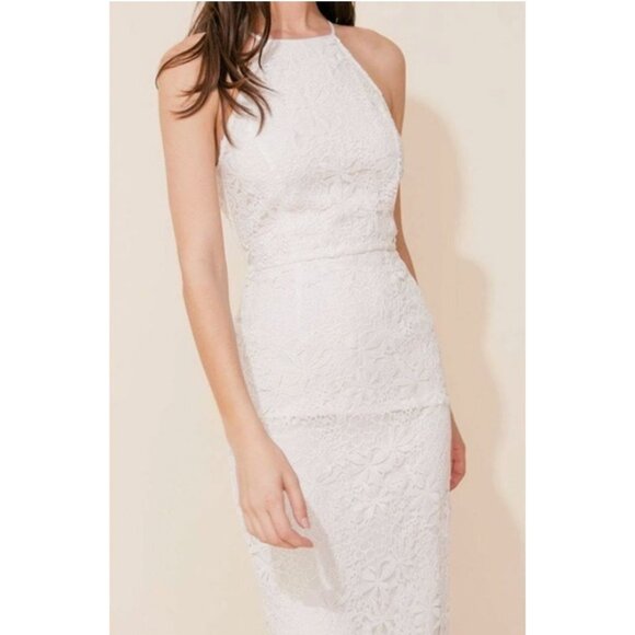 Yumi Kim Save the Date White Lace Dress Size S NWT $215 [jb] - Picture 2 of 12